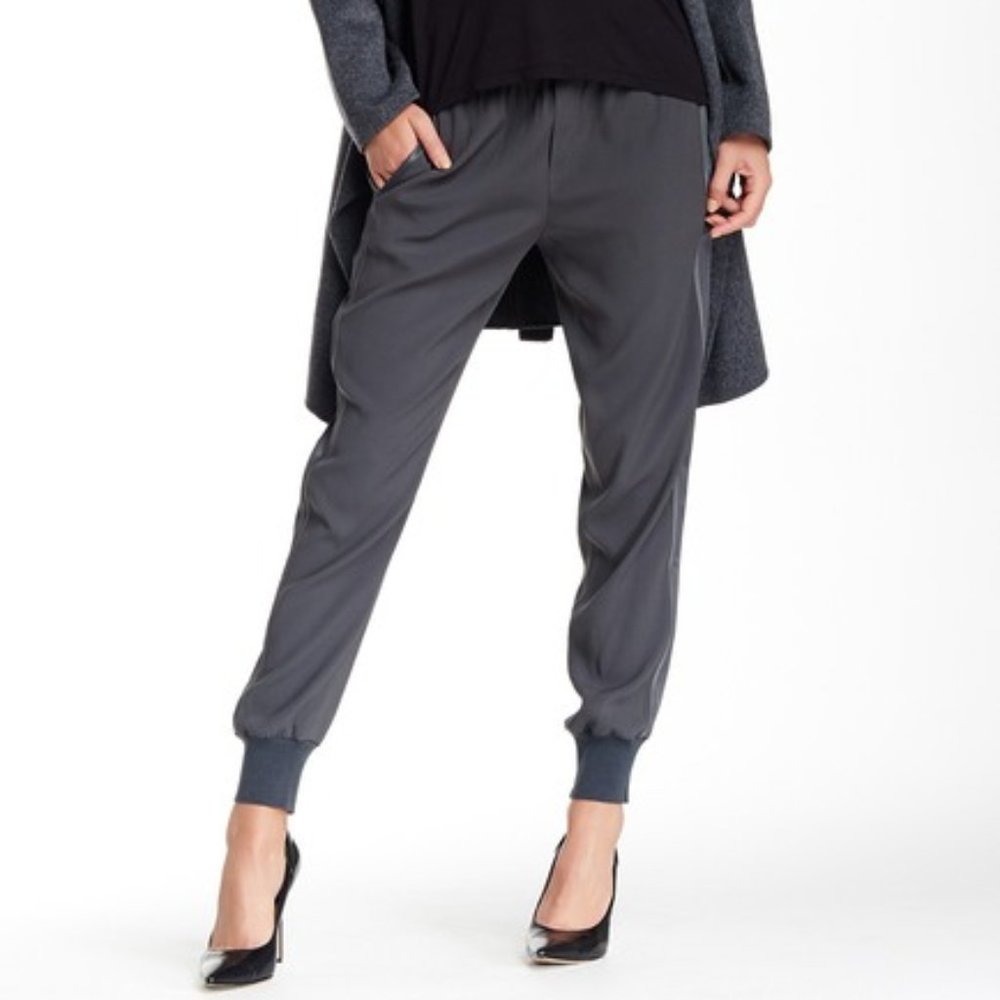 Vince Ribbed Cuff Jogger Pant Pull On